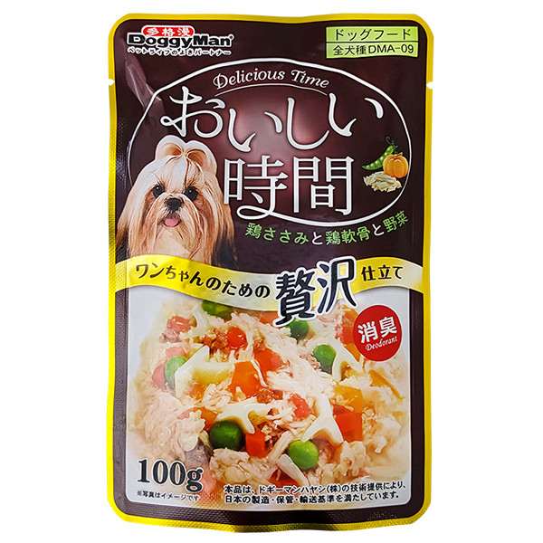 DoggyMan Low Fat Chicken & Cartilage ДОГГІМЕН КУРКА З ХРЯЩЕМ в желе консерви для собак, вологий корм, пауч 100г Київ - фото 1