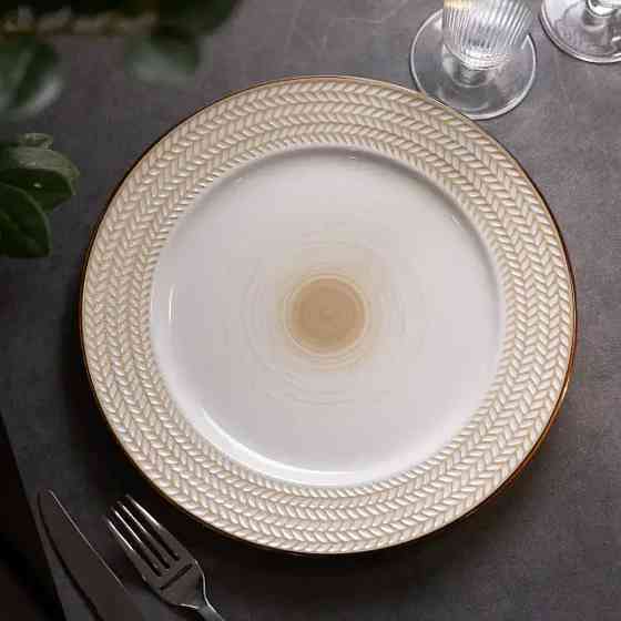 TS Kitchen Тарілка сервірувальна 26 см плоска порцелянова Киев