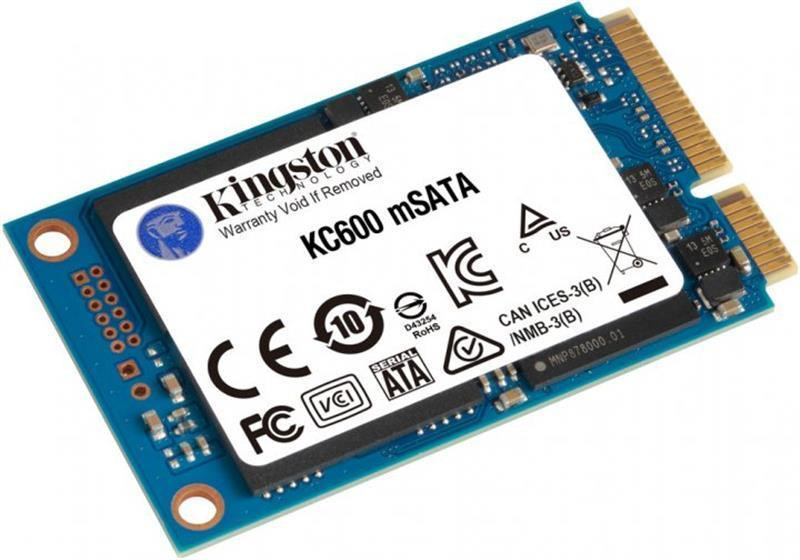 Накопичувач SSD 512GB Kingston KC600 mSATA SATAIII 3D TLC (SKC600MS/512G) mSATA Харьков - изображение 2