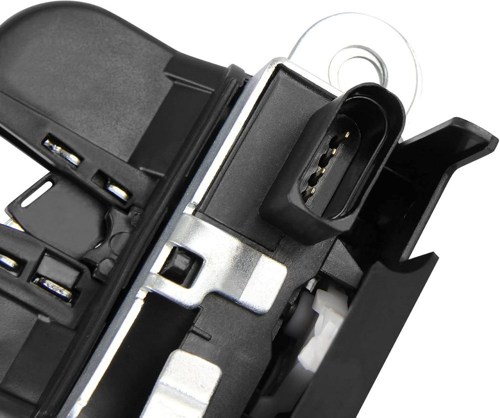 Замок багажника 5K0827505A чорний для VW Golf Polo Touran Passat Tiguan Seat Leon Altea XL 4-pin корпус замка багажника заміна Київ - фото 4