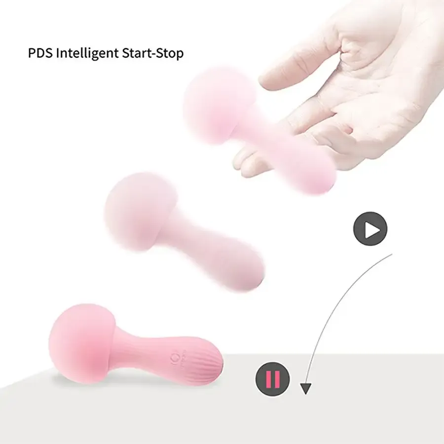 Вібромасажер Otouch MUSHROOM Pink, 7 режимів, функція нічника, технологія «старт-стоп» Львів - фото 7