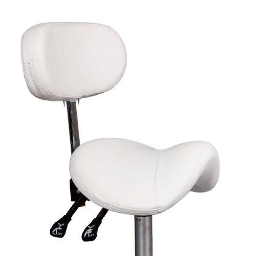 Стул для медицинского персонала со спинкой DM-841-2 white Днепр - изображение 2