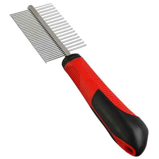 Flamingo Comb Double ФЛАМИНГО ГРЕБІНЕЦЬ ДВОСТОРОННІЙ з різною густотою зубців для собак та котів Київ