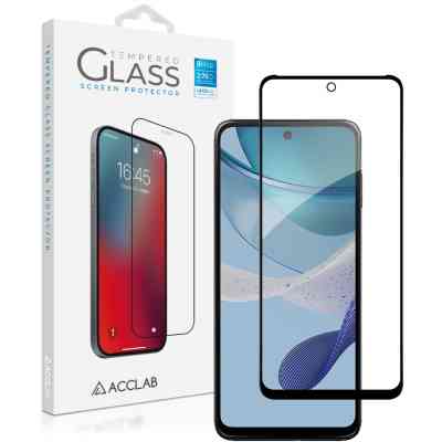 Стекло защитное ACCLAB Full Glue MOTO G13/G23/G53 Black (1283126567247) Винница