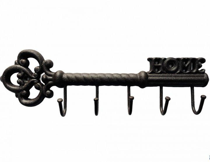 Ключница Blumendorf Ключ Коричневый 23х6.7см Вешалка для ключей Ключница металлическая Открытая ключница Белая Церковь - изображение 1