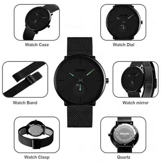 Мужские наручные часы Skmei 9185 design green Киев