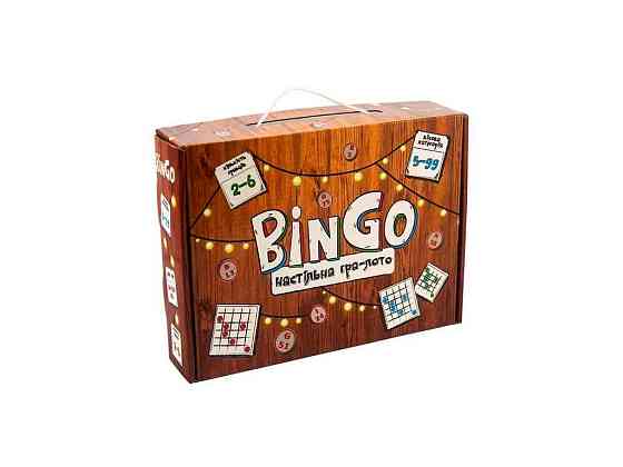 Настільна гра-лото BinGo (укр) 30757 ТМ STRATEG Київ