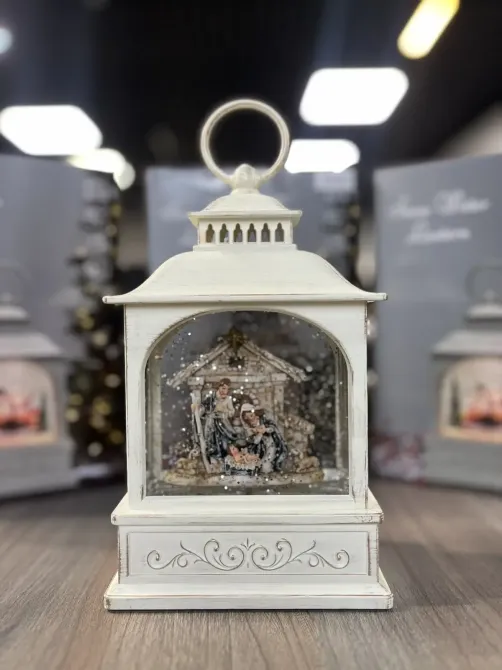 Hengda Рождественская ночь Новогодний музыкальный фонарь ночник с подсветкой Xmas 24072D Коломия - фото 2