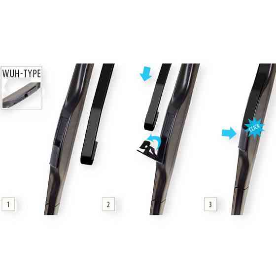 Щетка oximo hybrid 400мм под крюк 9мм дворника Мукачево