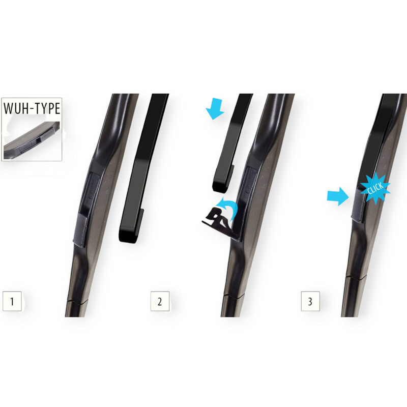 Щетка oximo hybrid 400мм под крюк 9мм дворника Мукачево - изображение 5