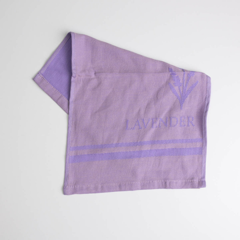 Полотенце кухонное Lavender 30x50 см пестротканое 260 г/м2 100% хлопок (Пастельно-лавандовый) Сумы - изображение 1