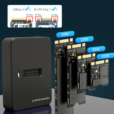 Док-станція для накопичувачів Gembird USB Type-C M.2 SATA NVME SSD (DD-U3M2) Вінниця - фото 3