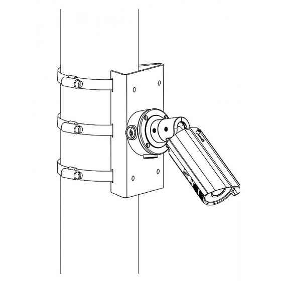 Кронштейн металевий одинарний ATIS сірий Київ