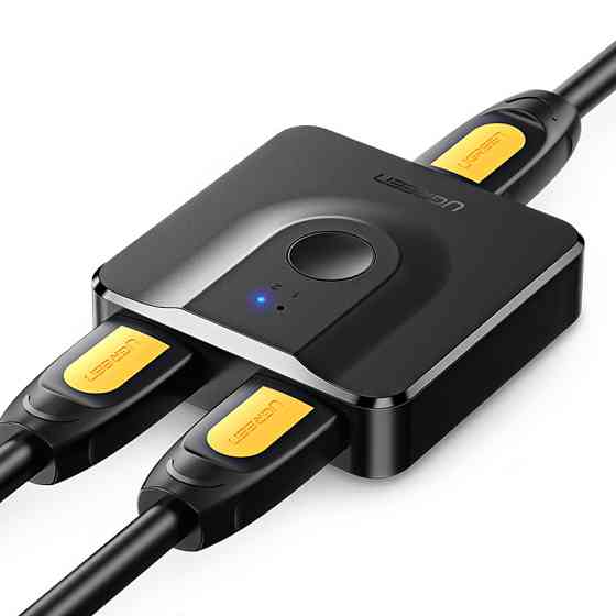 Двонаправлений перемикач HDMI 2.0 Ugreen CM217 (Чорний) Николаев