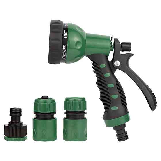 Набор для полива пистолет-распылитель 7 режимов, 2 коннектора ½