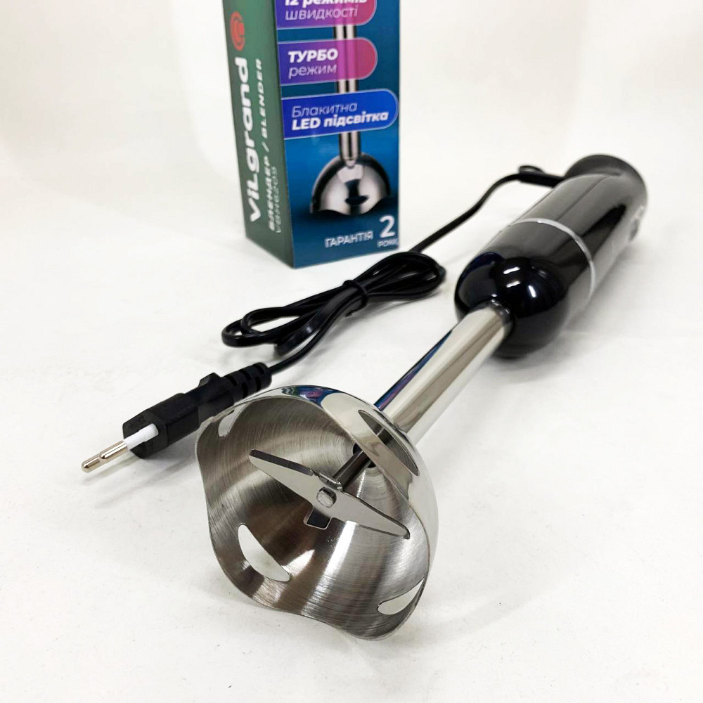 Блендер для соусов и пюре ViLgrand, Блендер с функцией приготовления коктейлей переносной TP-14 Львов - изображение 6