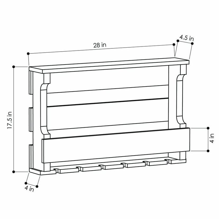 Настінна винна полиця "Мацумото" каррі Миколаїв - фото 2
