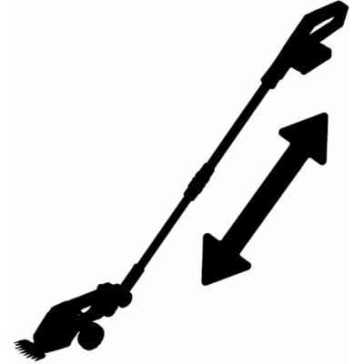 Кущоріз Einhell GE-CG 18/100 Li T - Solo, 18В, PXC, леза 100/200 мм, телескоп. ручка, 0.7 кг (без АКБ та ЗП) (3410310) Вінниця