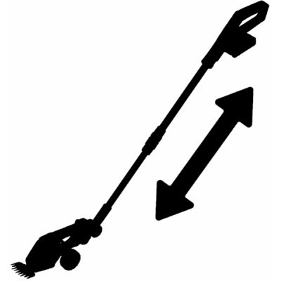 Кущоріз Einhell GE-CG 18/100 Li T - Solo, 18В, PXC, леза 100/200 мм, телескоп. ручка, 0.7 кг (без АКБ та ЗП) (3410310) Вінниця - фото 3