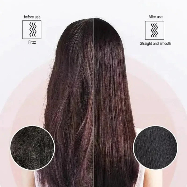 Гребень-выпрямитель Hair Straightener HQT-909, турмалиновое покрытие, 6 режимов, 130–200°C, 40 Вт Киев - изображение 7