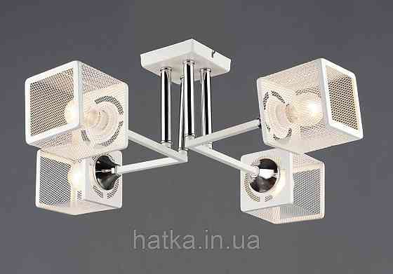 Люстра N6637/4 Білий + Хром Київ