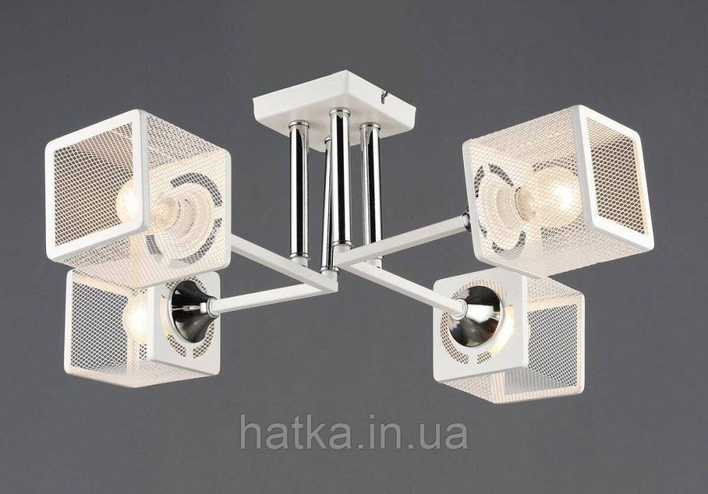 Люстра N6637/4 Білий + Хром Київ - фото 1