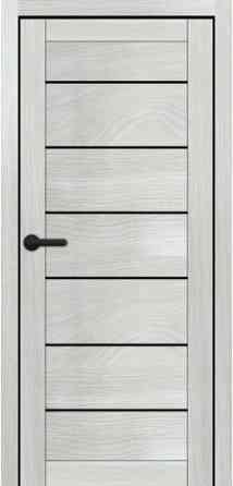 Двері міжкімнатні Порталіно PL-08 санома Моренго чорне скло Київ