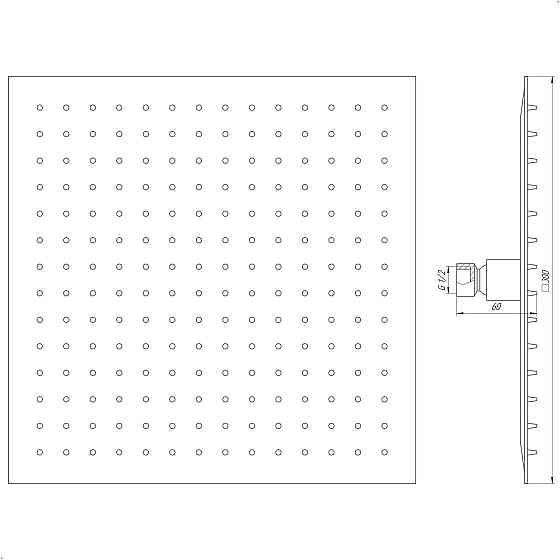Душова лійка Globus Lux ST-0300-Q Київ