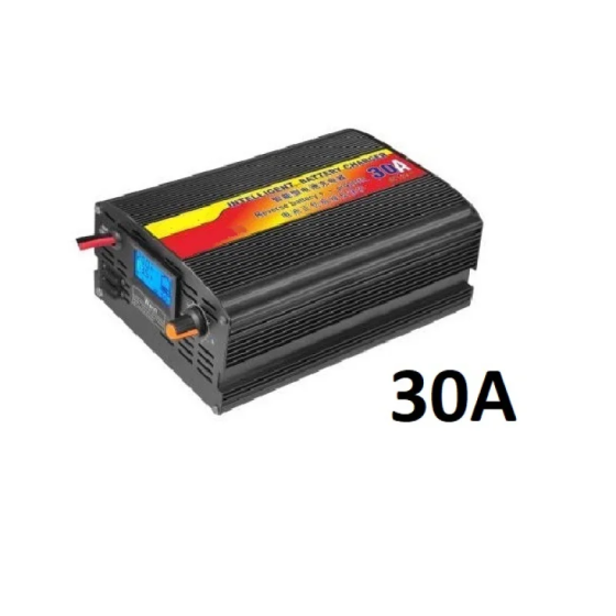 Зарядний пристрій для акумулятора BATTERY CHARGER 30A MA-1230A: імпульсний автозарядник 12V 30A з дисплеєм Одеса