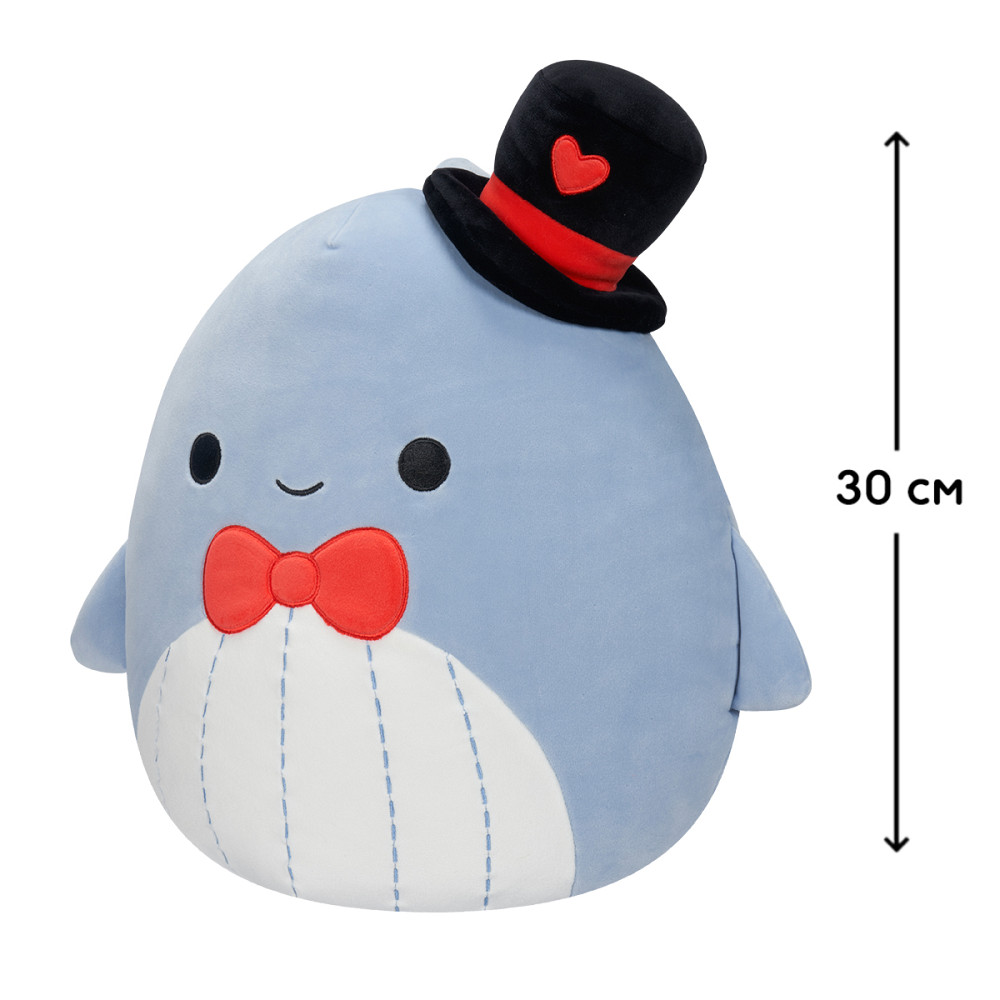 М'яка іграшка Squishmallows – Синій кит Самір (30 cm) Днепр - изображение 2