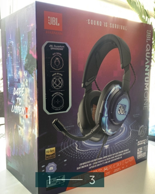 Наушники: JBL Quantum One Black Харьков - изображение 1