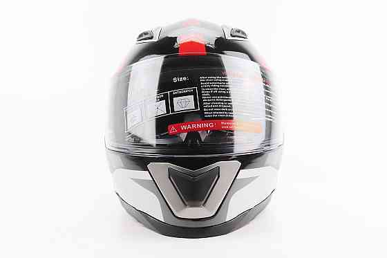 Шолом інтеграл, закритий BLD-M62 S (55-56см), ЧОРНИЙ/БІЛО-ЧЕРВОНИЙ Київ