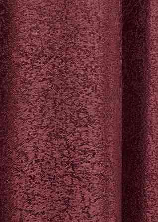 Комплект готових штор VR-Textil Софт "Люкс" № 753ш Бордовий 150х280 см 2шт (30-534) Київ