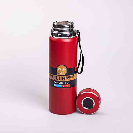 Термос с датчиком температуры 1 л, красный Киев