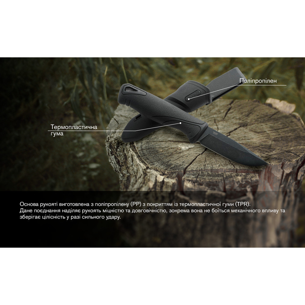 Нож Ganzo G807BW-BK черный с чехлом Киев - изображение 10