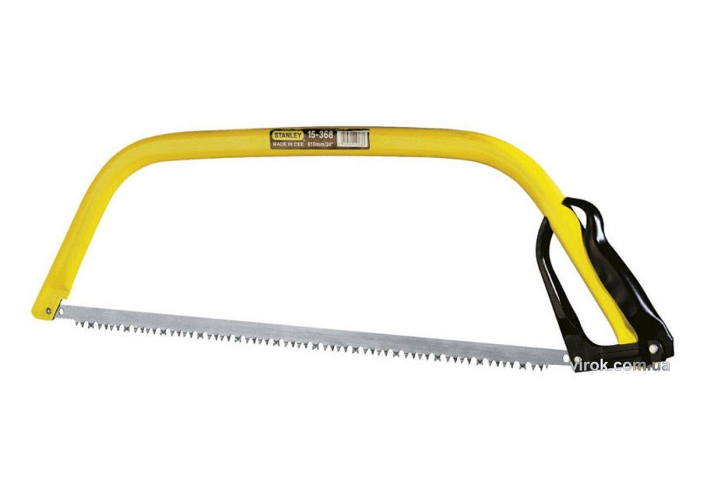 Пила лучкова по дереву STANLEY "Raker Tooth" з полотном з гартованим "американським" зубом, L=530 мм Одеса - фото 1