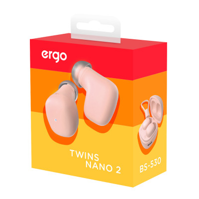 Наушники Ergo BS-530 Twins Nano 2 Pink (BS-530P) Винница - изображение 5