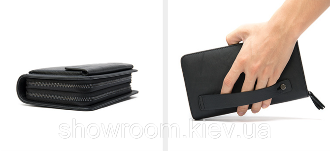 Мужской кожаный клатч Leather Collection (9069) Киев - изображение 2