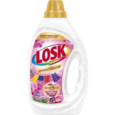 Гель для стирки Losk Color Ароматерапия Эфирные масла и аромат Малазийского цветка 900 мл (9000101804041) Винница