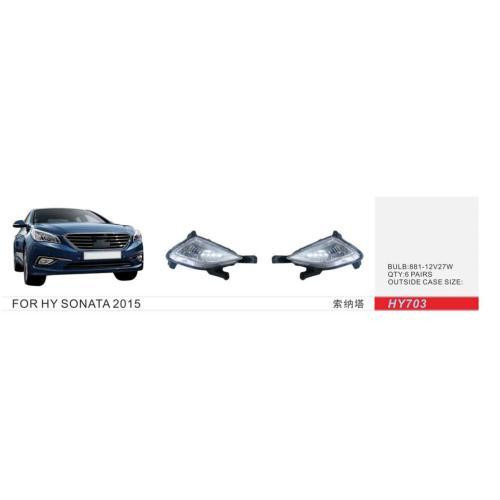 Дополнительные фары для Hyundai Sonata 2014-2017 HY-703 12V27W Харьков - изображение 1