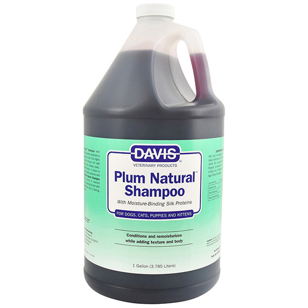 Davis Plum Natural Shampoo ДЕВІС НАТУРАЛЬНА СЛИВА шампунь з протеїнами шовку для собак і котів, концентрат Київ - фото 1