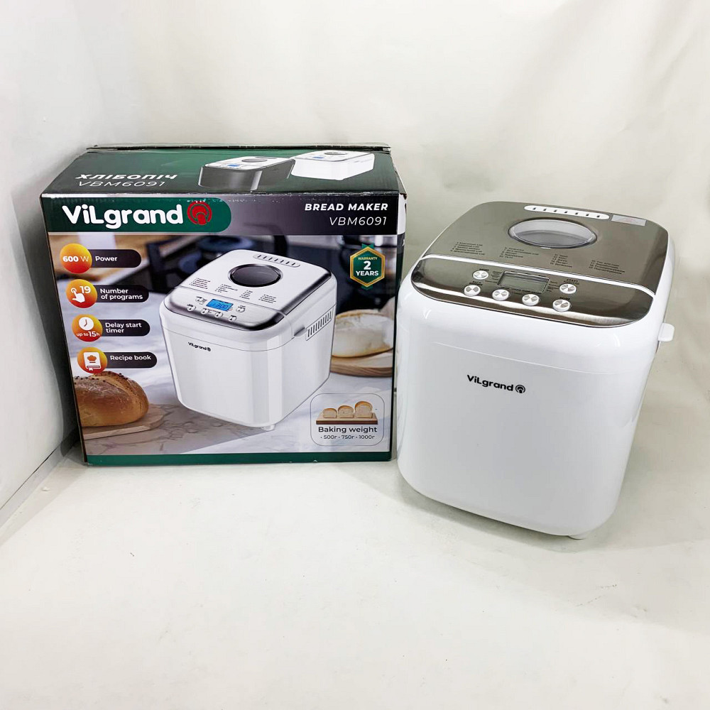 Свежий хлеб дома ViLgrand, Хлебопечки для бездрожжевого хлеба, Хлебопечка с ЖК-дисплеем QK-19 Львов - изображение 5