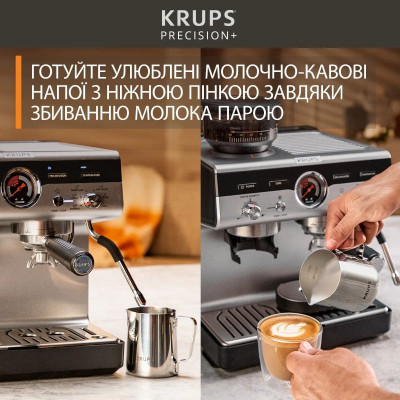 Рожковая кофеварка эспрессо Krups XP804T10 Вінниця - фото 3