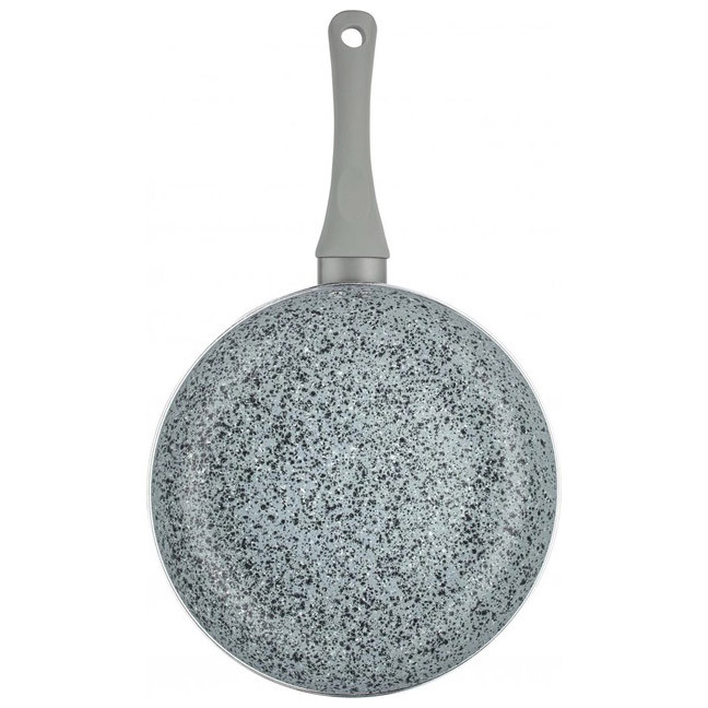 Литая сковорода с антипригарным покрытием Well Done WD-1024B 24 см, Легкая в использовании сковорода TC-93 Львов - изображение 3