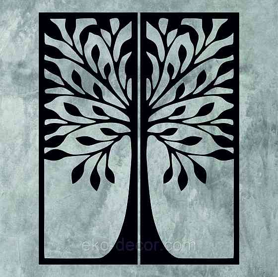 Декоративне настінне 3D Панно «Дерево»  Декор на стіну з об'ємом Київ