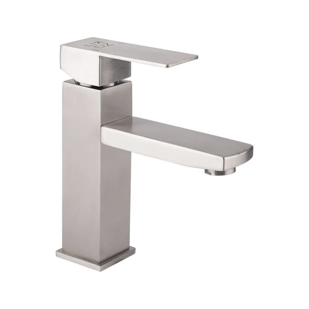 Змішувач для раковини Lidz Kubis 001F (k35) LDKUB001FNKS28534 Nickel Київ - фото 8