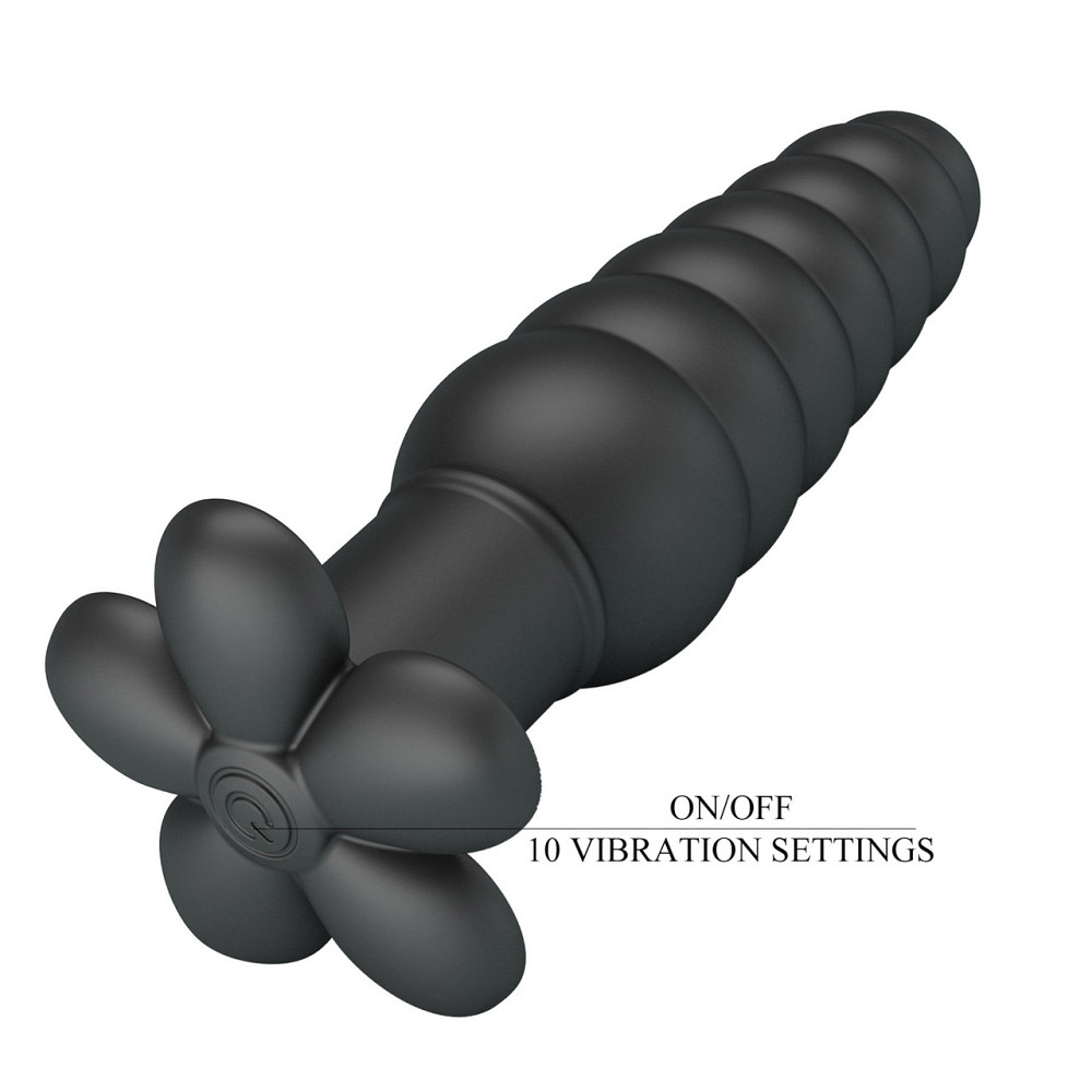 Анальна пробка з вібрацією Pretty Love Imron Vibrating Anal Plug Sex Aura Київ - фото 10