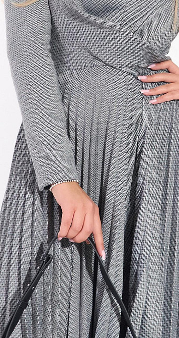 Красивое платье с юбкой плиссе (48) Киев - изображение 3