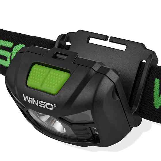 Фонарь налобный Winso 100Lm, 3W LED, 3xAAA, с сенсором белый/красный Львов