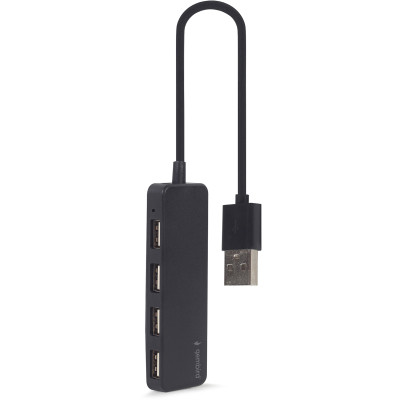 Концентратор Gembird USB 2.0 4 ports black (UHB-U2P4-06) Винница - изображение 2